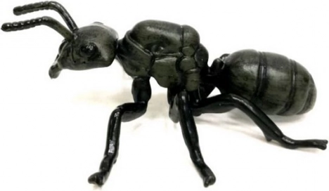 Fekete fényes formica figura