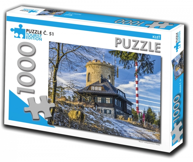 turista kiadás puzzle kleť 1000 darabos