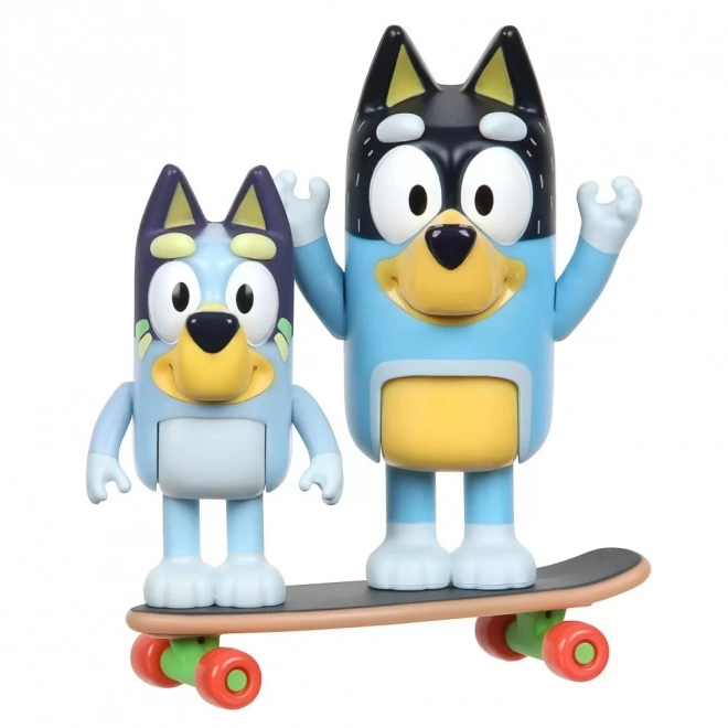Bluey Figurák 2pak Gördeszkázás