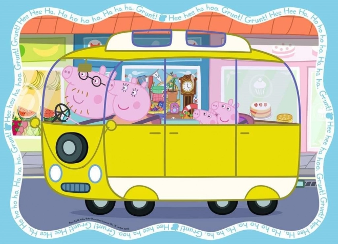 Peppa malac puzzle készlet 4x42 darabos