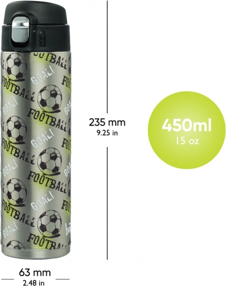 BAAGL Gyerek termosz focis 450 ml