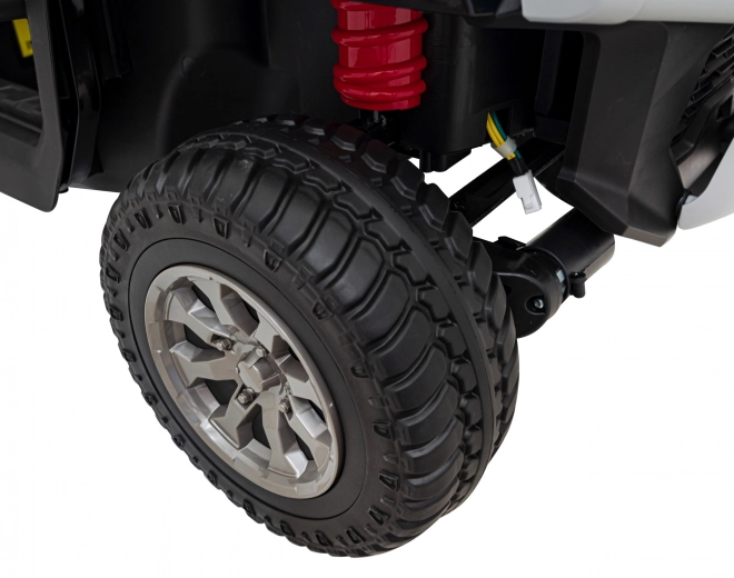 Autó Pick-Up Sebesség 900 pro gyermekek fekete + 4x4 meghajtás + mozgatható pumpa + csomagtér + távirányító + lapát + LED audió