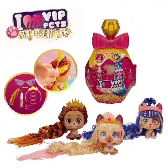 VIP Pets Celebripets stílusos kutyus figura