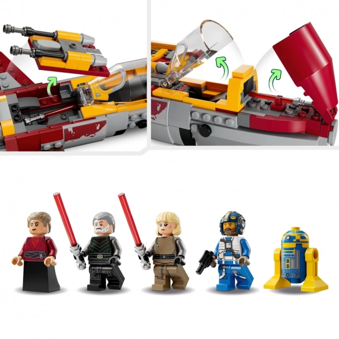 Star Wars E-Wing Új Köztársaság vs Shin Hati Vadászgép LEGO készlet