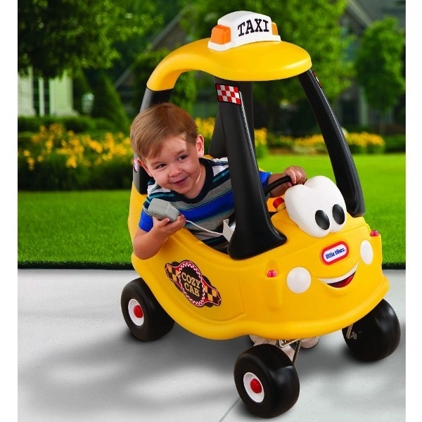 Fekete Taxi Cozy Coupe Járgány