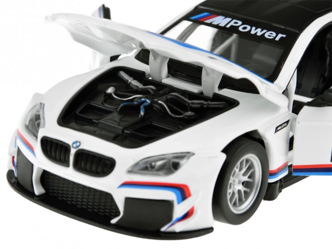 Sportautó modell BMW M6 GT3 1:32 méretarány