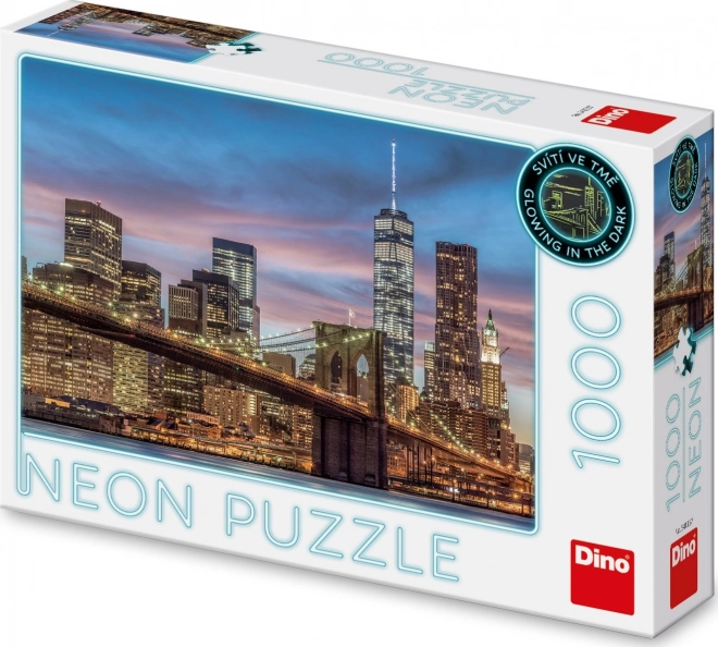 Fénylő puzzle New York 1000 darabos - DINO