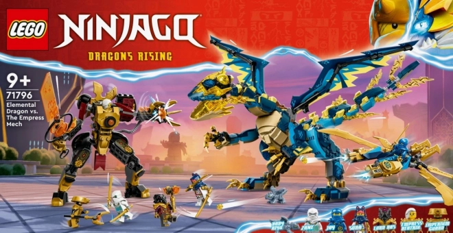 Lego ninjago elem sárkány a császárnő robotja ellen