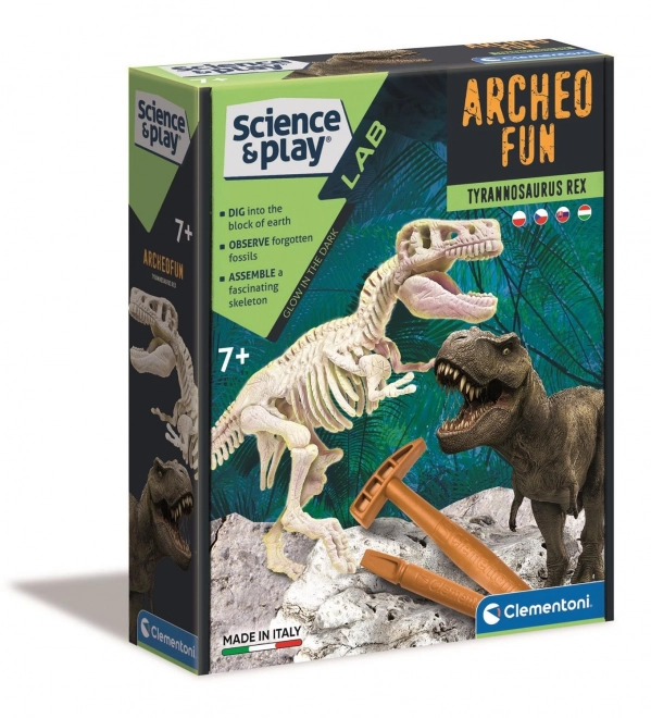 Clementoni archeológia készlet: T-Rex