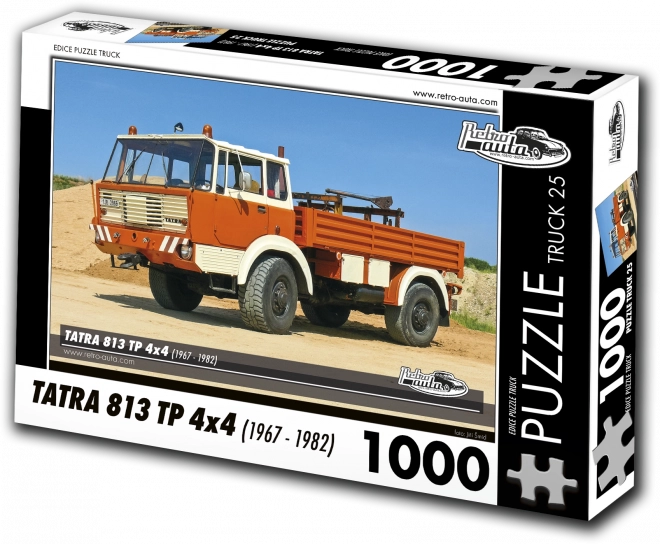 Retro-autók puzzle teherautó Tatra 813 TP 4x4