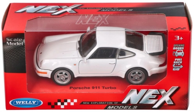 fém model porsche 911 turbo (964), 1:36 arány