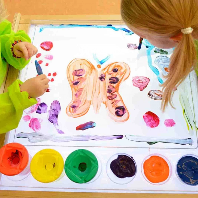 Masterkidz szenzoros keret LED panellel és átlátszó rajztálcával