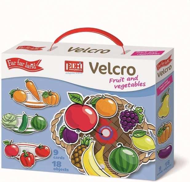Pexi Velcro tépőzáras kirakók Gyümölcsök és zöldségek