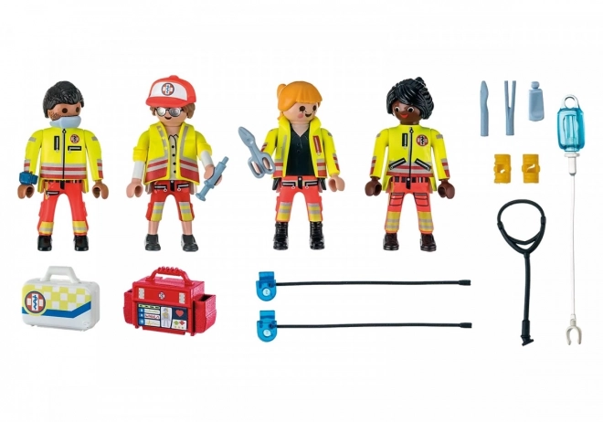 Playmobil életmentő csapat játékszett