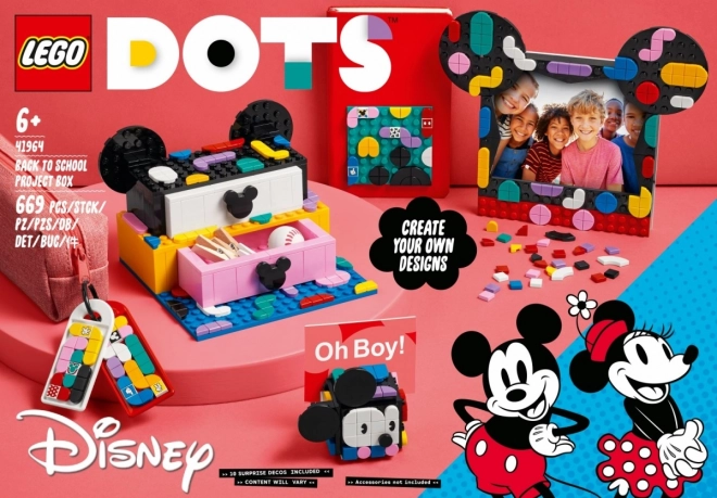 lego dots - miki egér és minnie egér iskolai készlet