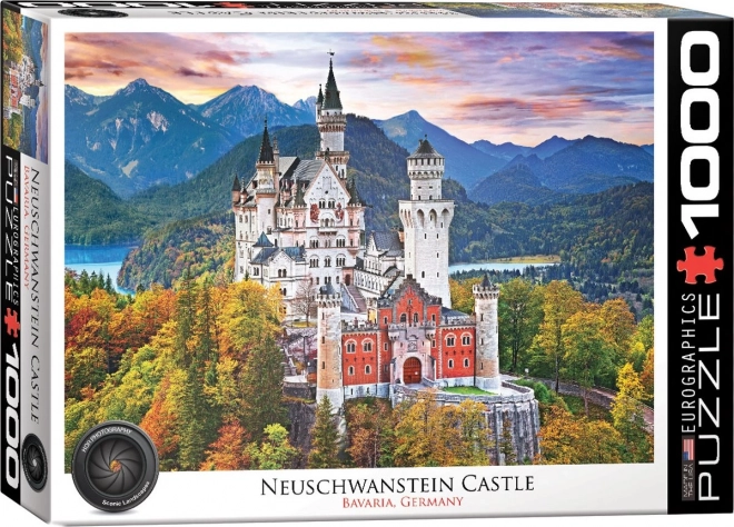 Neuschwanstein Kastély Puzzle 1000 darabos