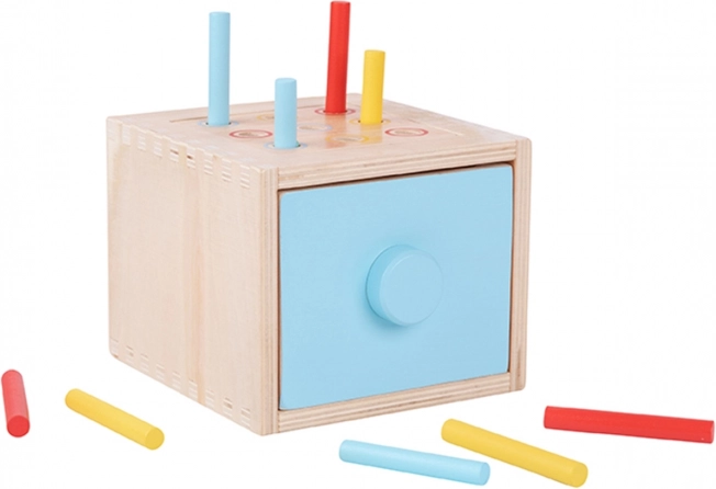 Woopie Green fa oktató fiókos rendező játék Montessori
