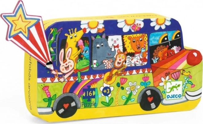 Szivárvány busz puzzle - DJECO
