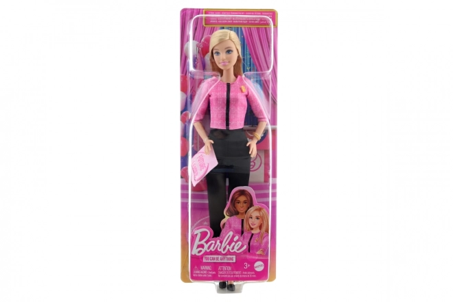 Barbie jövő vezetője barna hajú baba nadrágkosztümben