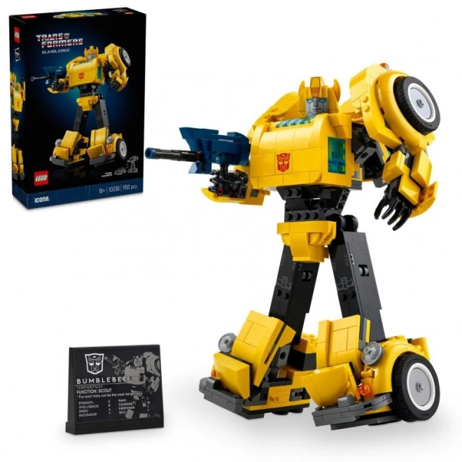 Lego Icons Transformers Bumblebee felnőtt építő készlet