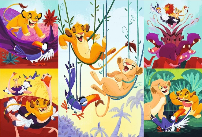 Király oroszlán Disney puzzle 100 darabos