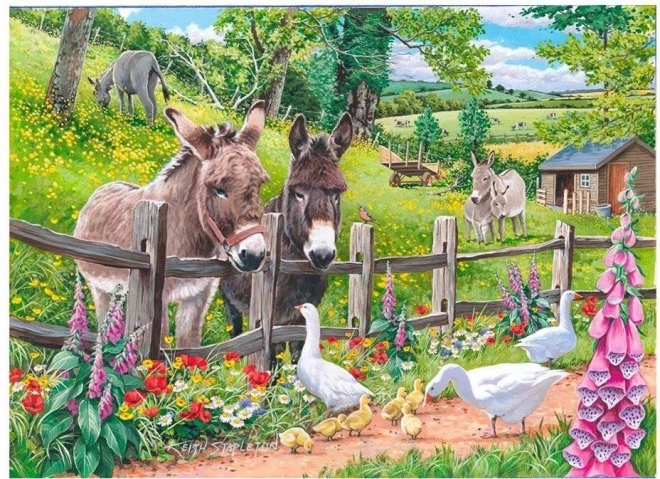 Puzzle Jack és Jenny Nagy 250 Darabos