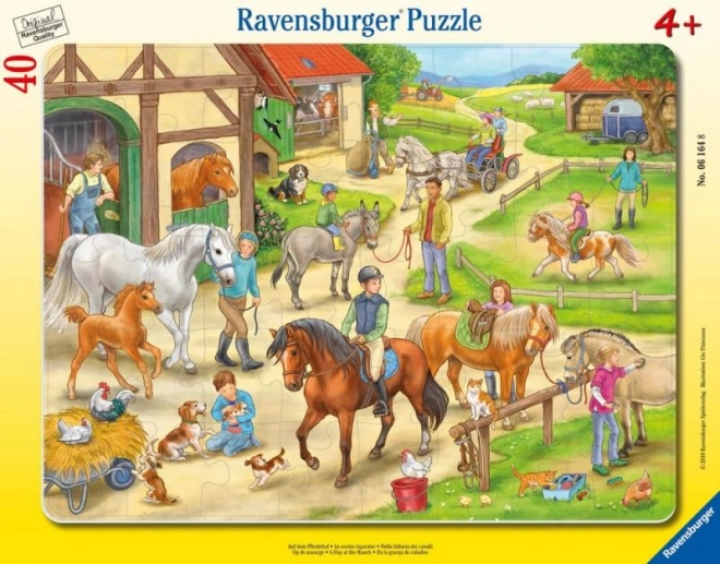 Ravensburger lófarm kirakó 40 darabos