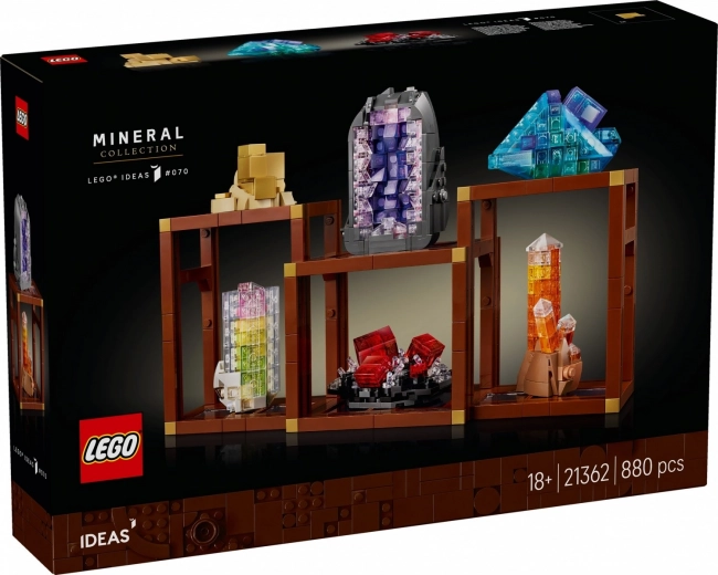 LEGO Ideas ásványgyűjtemény