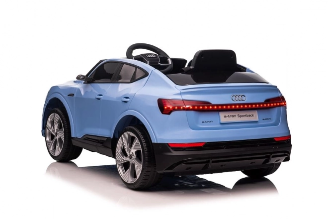 Audi E-Tron Akkumulátoros autó kék QLS-6688
