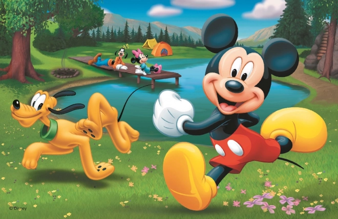 Mickey Mouse puzzle: A tónál 54 darabos