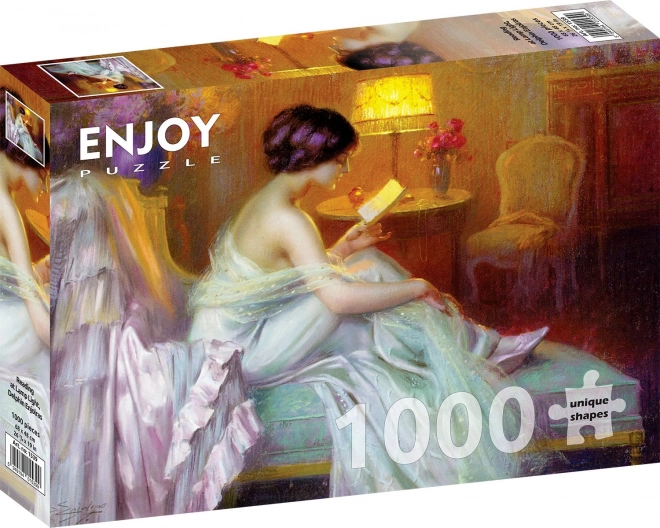 enjoy puzzle - olvasás lámpafénynél 1000 darabos