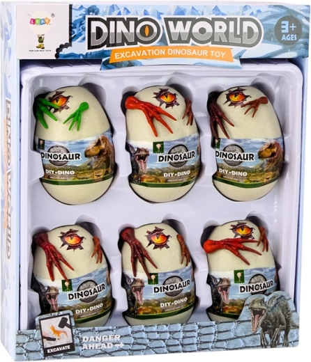 Dino World: 6 feltárható tojás