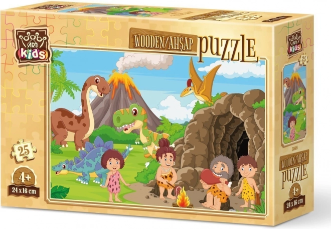 Kőkorszaki család fa puzzle