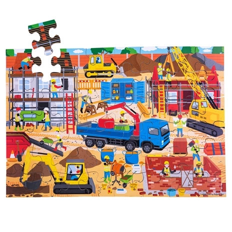 Építkezési padló puzzle 48 darabos