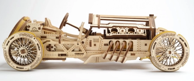 Mechanikus 3D Puzzle U-9 Grand Prix Autó - UGEARS