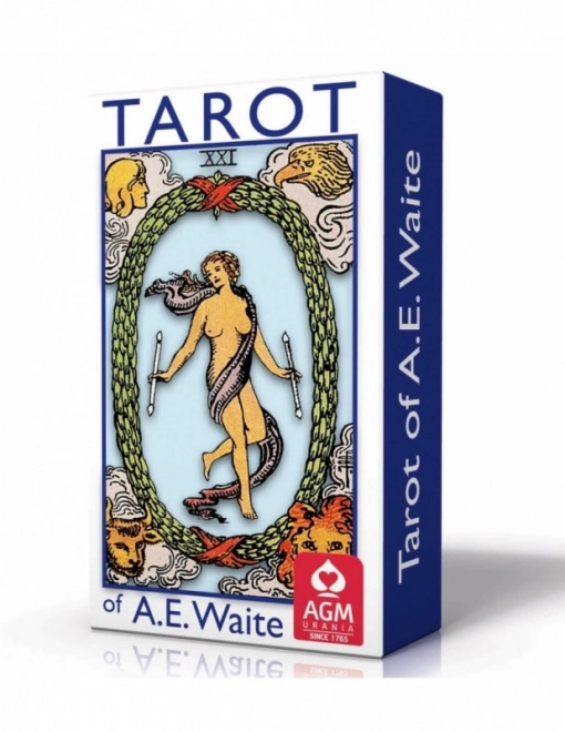 tarot kártya pakli a e waite pocket verzió kék