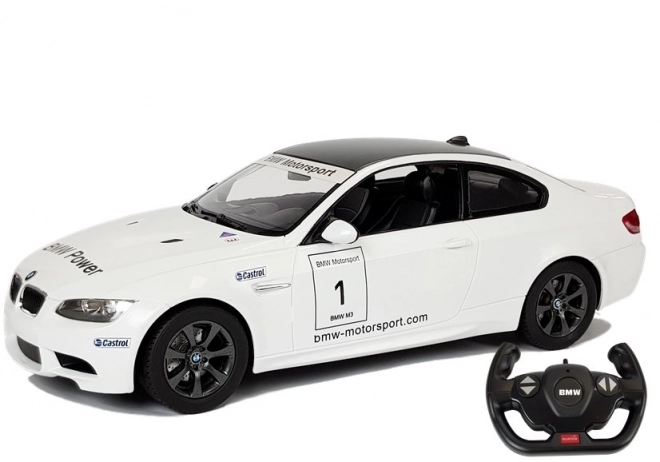 R/C BMW M3 távirányítós autó 1:14 méretarányban fehér