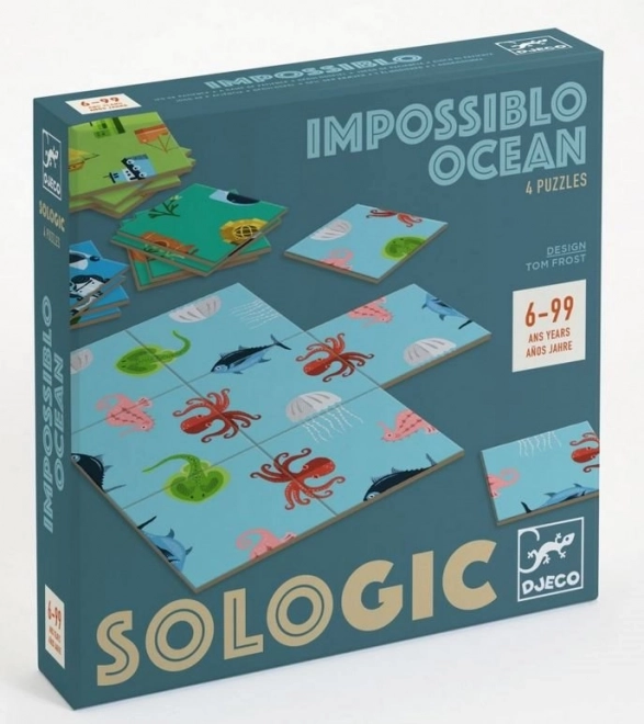 Logikai játék Sologic Impossiblo - Óceán