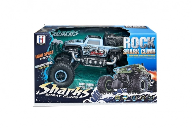 Rock Shark RC autó zöld