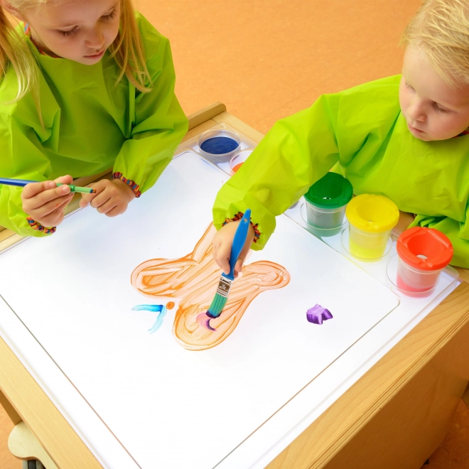 Masterkidz szenzoros keret LED panellel és átlátszó rajztálcával