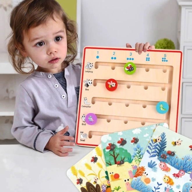 Tooky Toy fa játék Állatok számolása