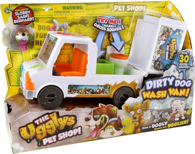 Autómosó Paskudniak figurával – The Ugglys Pet Shop