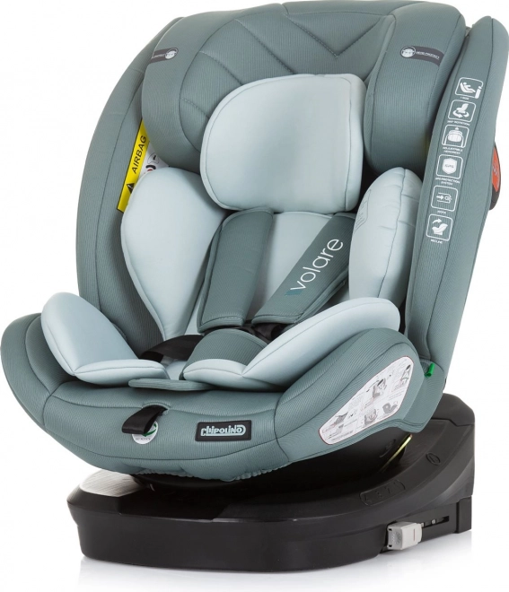 Gyerekülés Chipolino Volare i-Size Pasztellzöld 40-150 cm Isofix 360°