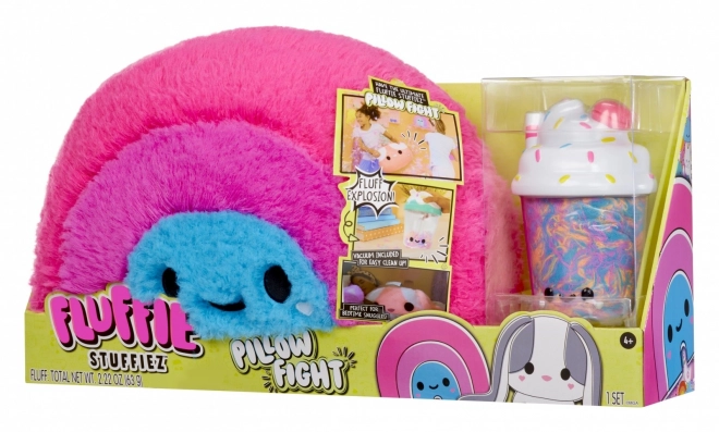 Fluffie Stuffiez párna harc, szivárvány