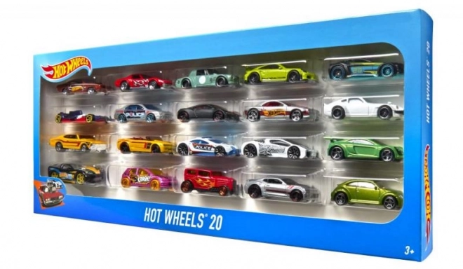 Hot Wheels húszdarabos autócsomag