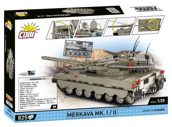 Merkava Mk. 1/2 építőjáték készlet