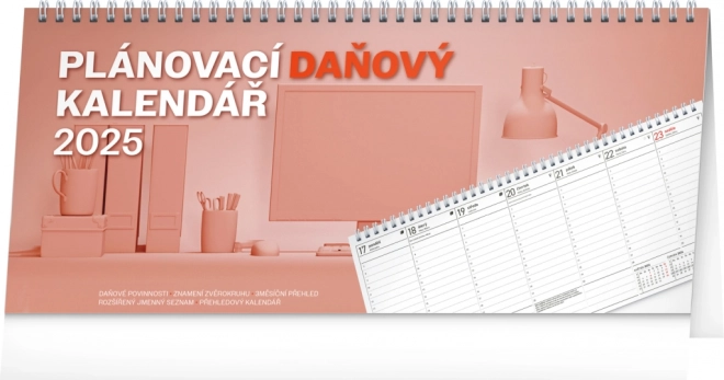 Notique asztali naptár 2025 tervező adónaptárral