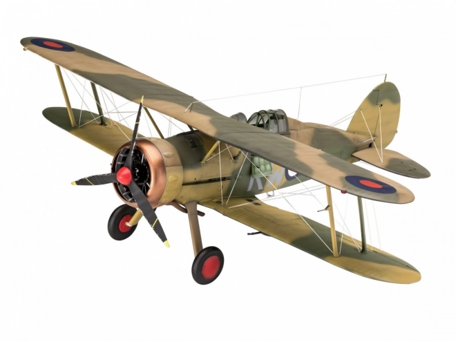 gloster gladiator mk.ii műanyag modell