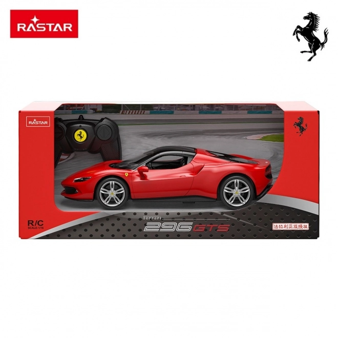 Ferrari 296 GTS távirányítós autó 1:16 RASTAR