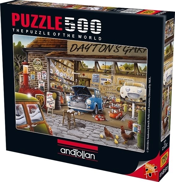 Dayton autószerelő műhely puzzle 500 darabos